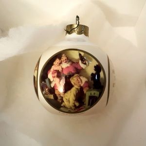 Vintage Hallmark Santa Ornament Ball